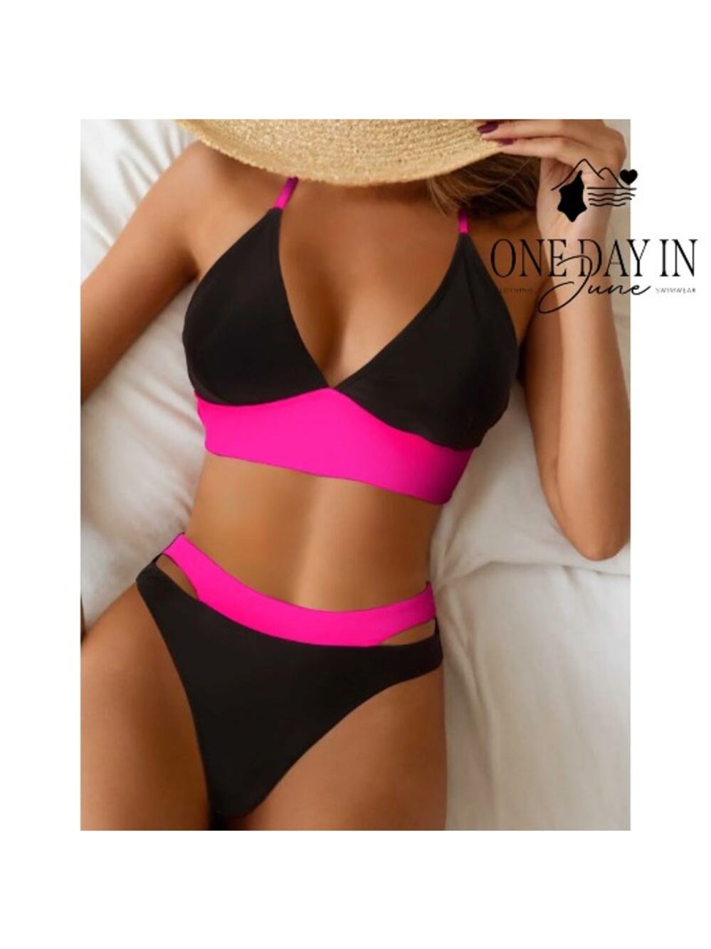 Charmo Halter Bikini Swimsuit Size M
